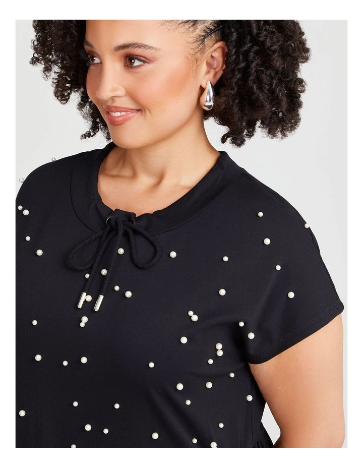 Bijou Dress in Black image 3