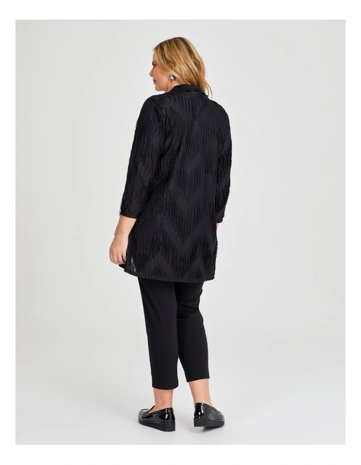 Swing Cardigan in Black image 2