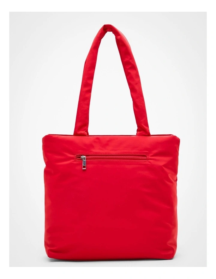 Puffy Shoulder Bag in Red image 2