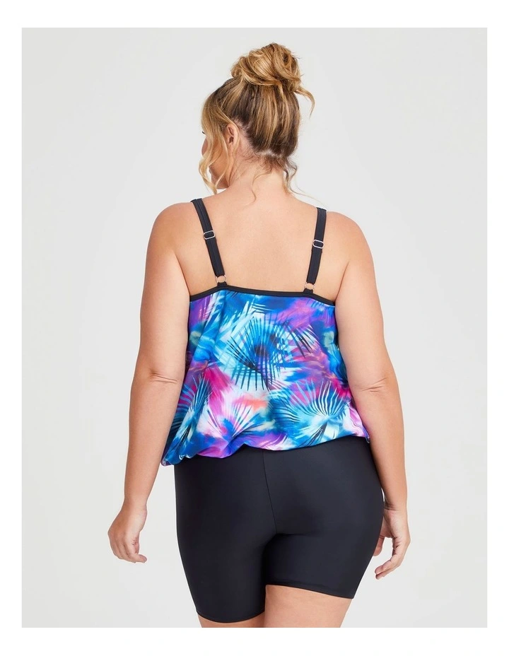 After Glow Bouson Tankini in Print/Black image 2