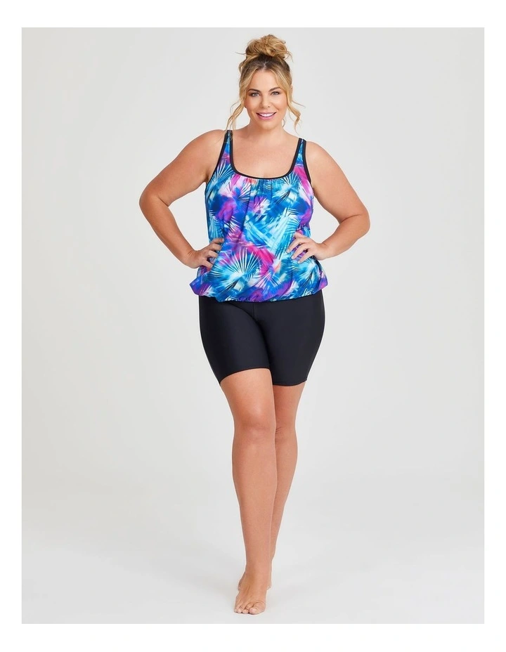 After Glow Bouson Tankini in Print/Black image 3