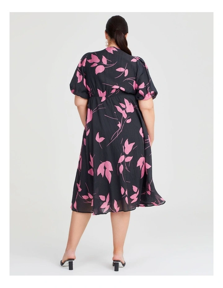 Midsummer Midi Event Dress in Petal Print image 2