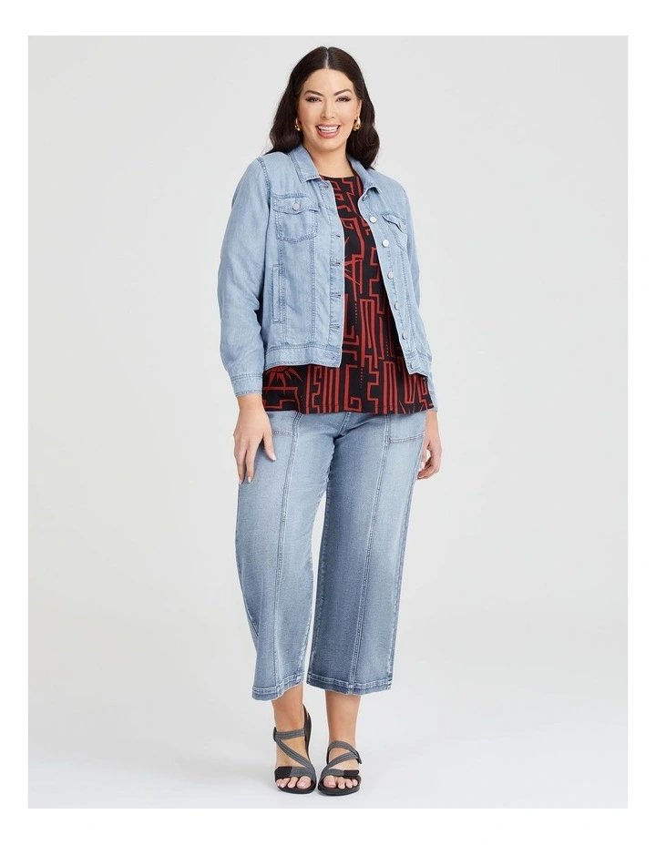 Natural Chambray Jacket in Chambray Blue image 3