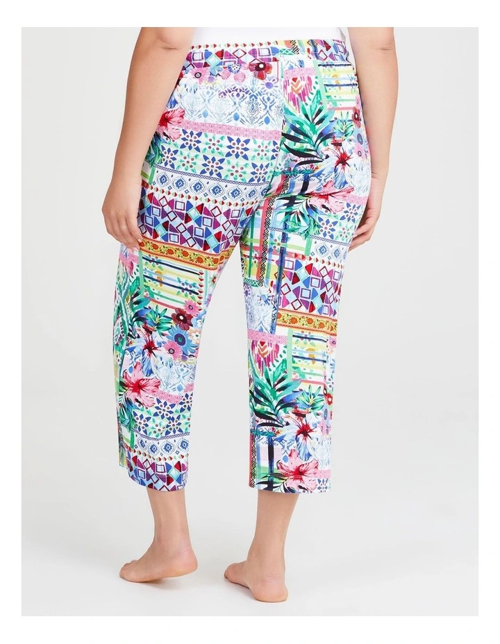 Bamboo Spring Pyjama 3/4 Pant in Print image 2