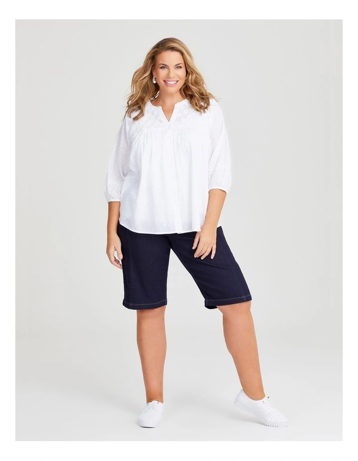 The Sailor Denim Short in Dark Indigo image 3