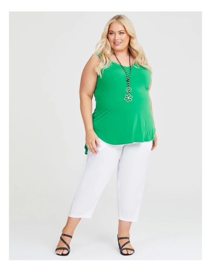 Luna Layering Tank in Island Green image 4