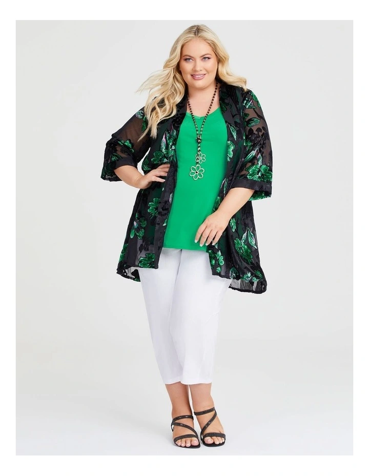 Luna Layering Tank in Island Green image 5