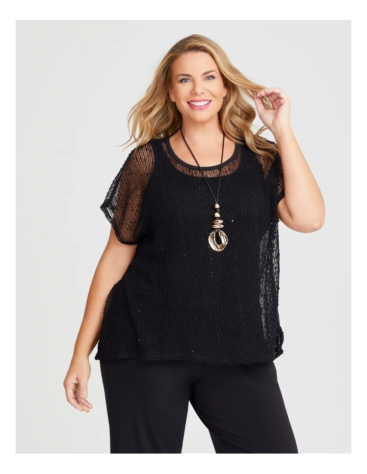 Mischa Over Top in Black image 1