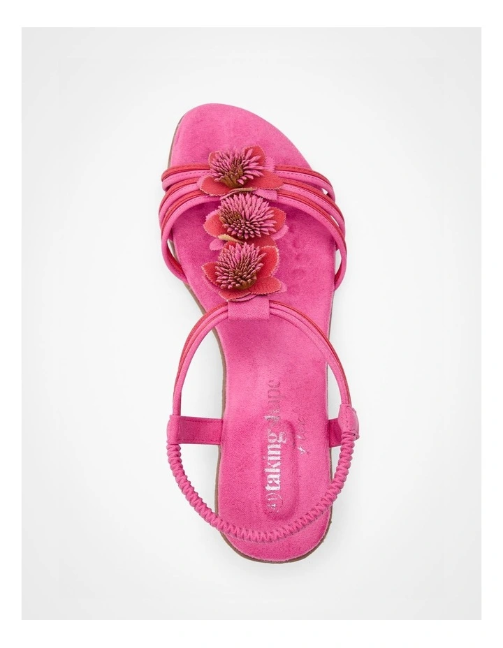 Flower Flex Wedge Sandal in Multi image 3