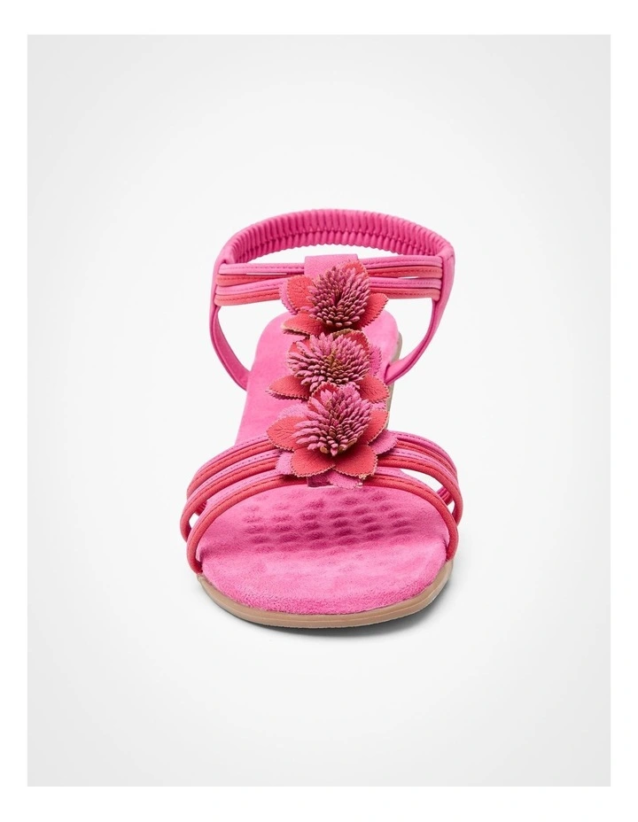 Flower Flex Wedge Sandal in Multi image 4