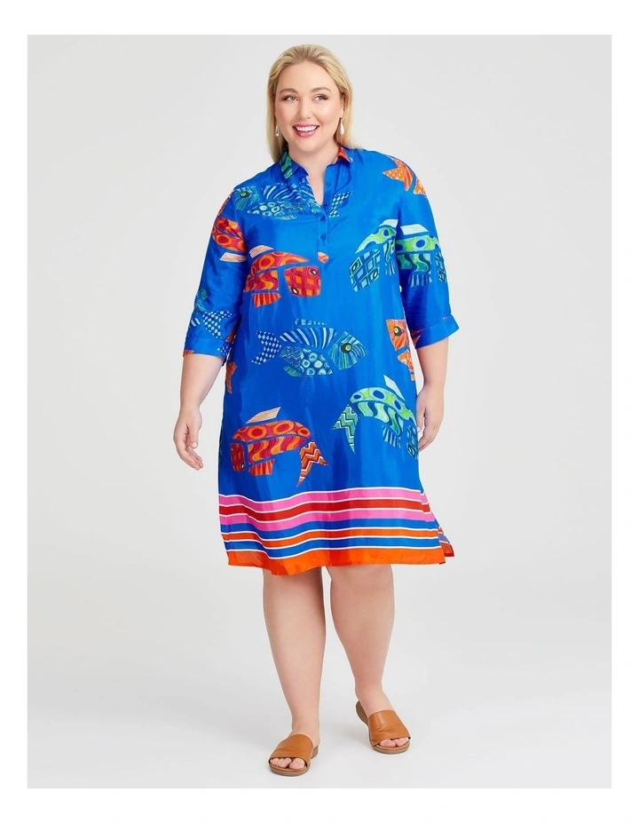 Kerri Natural Dress in Print image 1