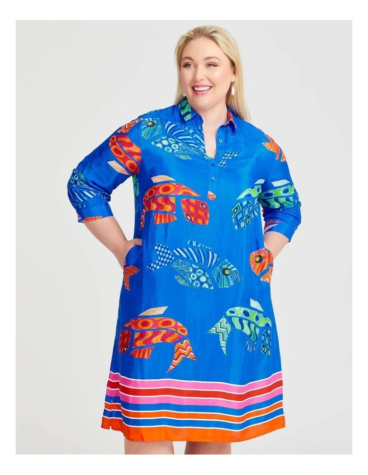 Kerri Natural Dress in Print image 3