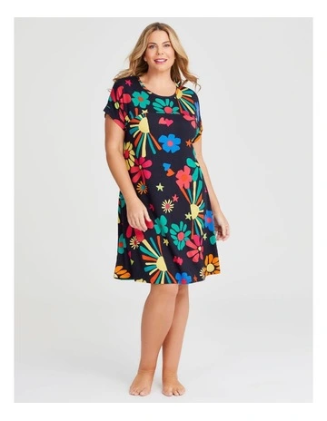 Bamboo Golden Summer Nightie in Print