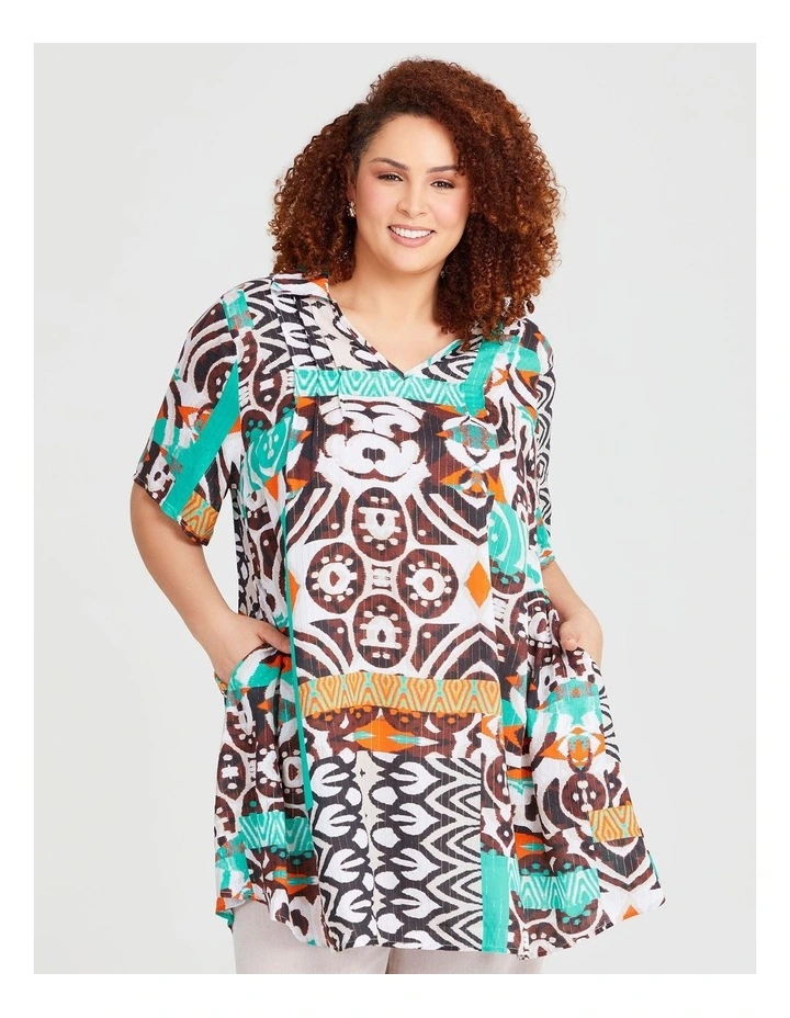 Revival Arizona Natural Tunic in Print image 1