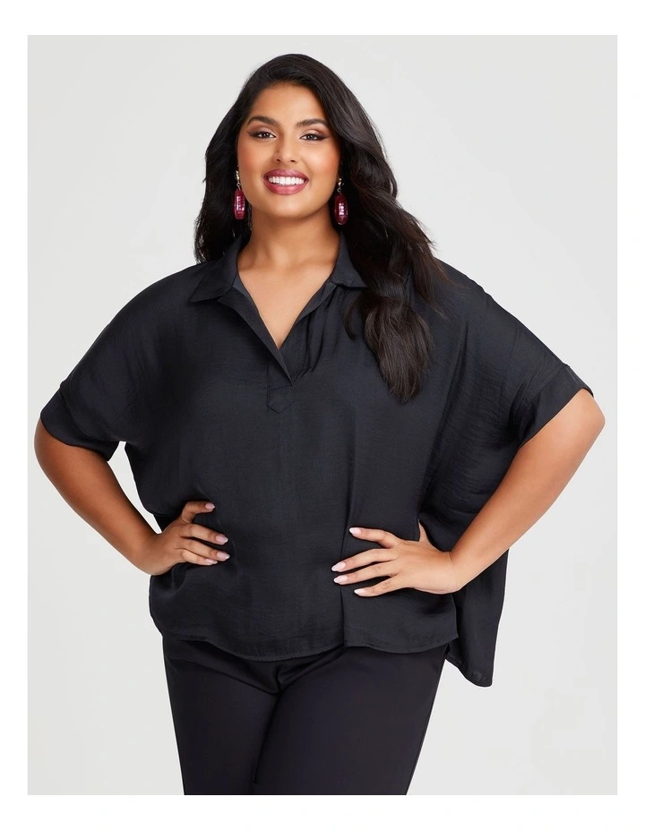 Luxe Alaro Top in Black image 1