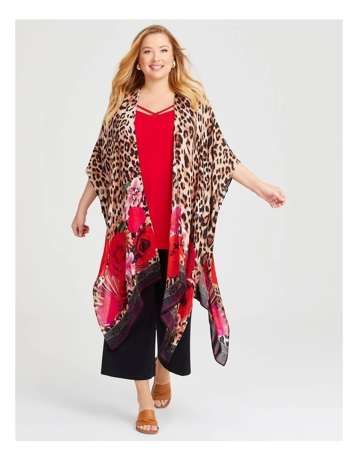 Animal Roses Cape Multi image 3