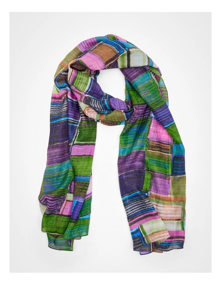 Salsa Silk Scarf in Multi image 1