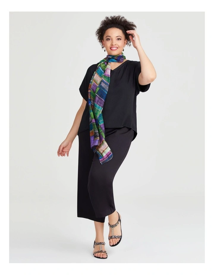 Salsa Silk Scarf in Multi image 5