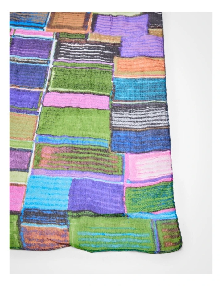 Salsa Silk Scarf in Multi image 6
