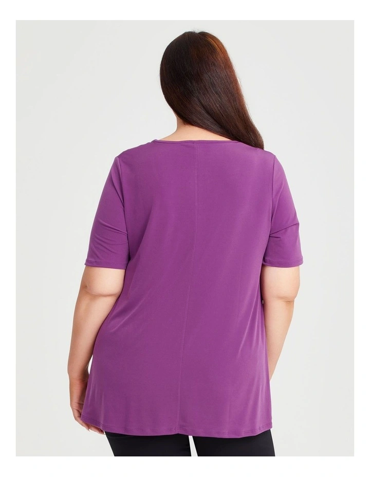 Strive Scoop Neck Top in Orchid image 2