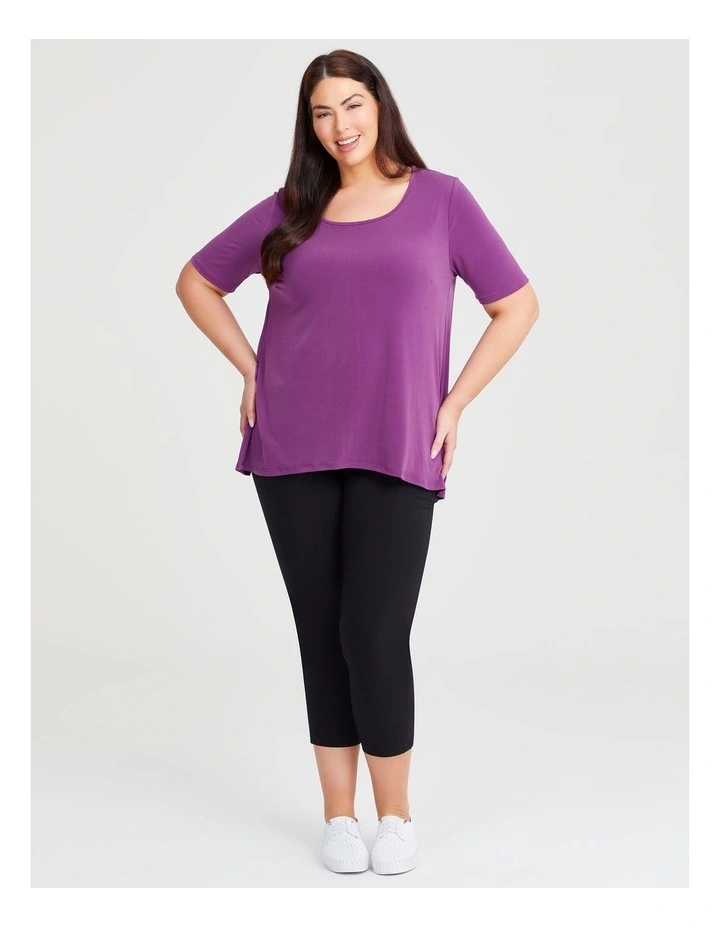 Strive Scoop Neck Top in Orchid image 3
