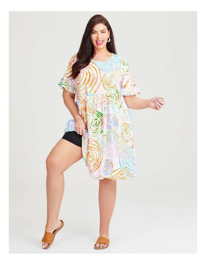Everyday Empire Natural Dress in Multi image 4