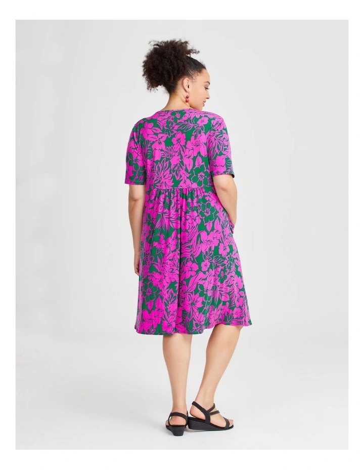 Everyday Floral Luna Empire Dress in Print image 2