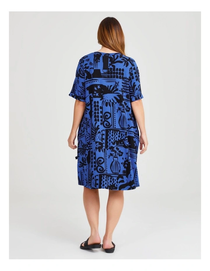 Natural Summer Spritz Dress in Print image 2