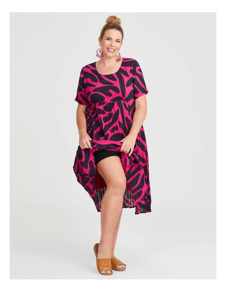 Taking Shape Cotton Gauze Favourite Dress in Navy/Hot Pink | MYER Taking Shape Cotton Gauze Favourite Dress in Navy/Hot Pink | MYER