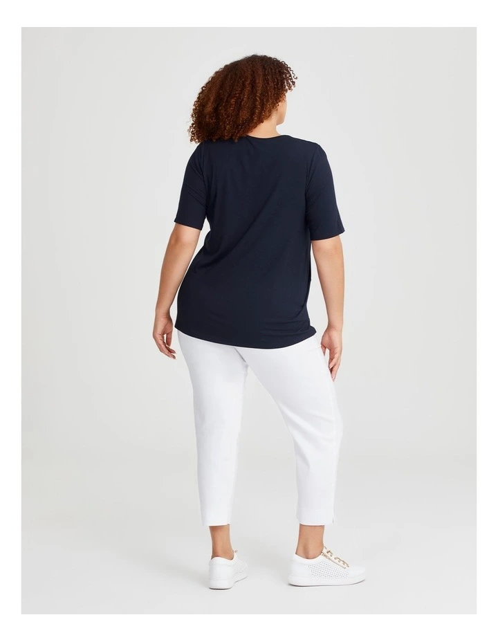Natural Essential Top in Dark Indigo image 2