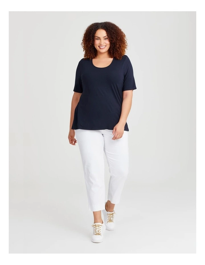 Natural Essential Top in Dark Indigo image 3