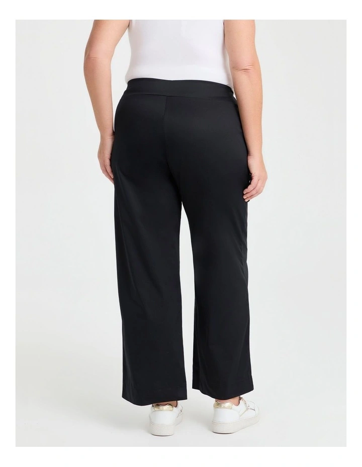 City Straight Leg Work Pant in Black image 2