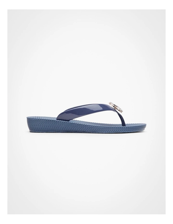 Bee Jelly Flip Flop in Navy image 1