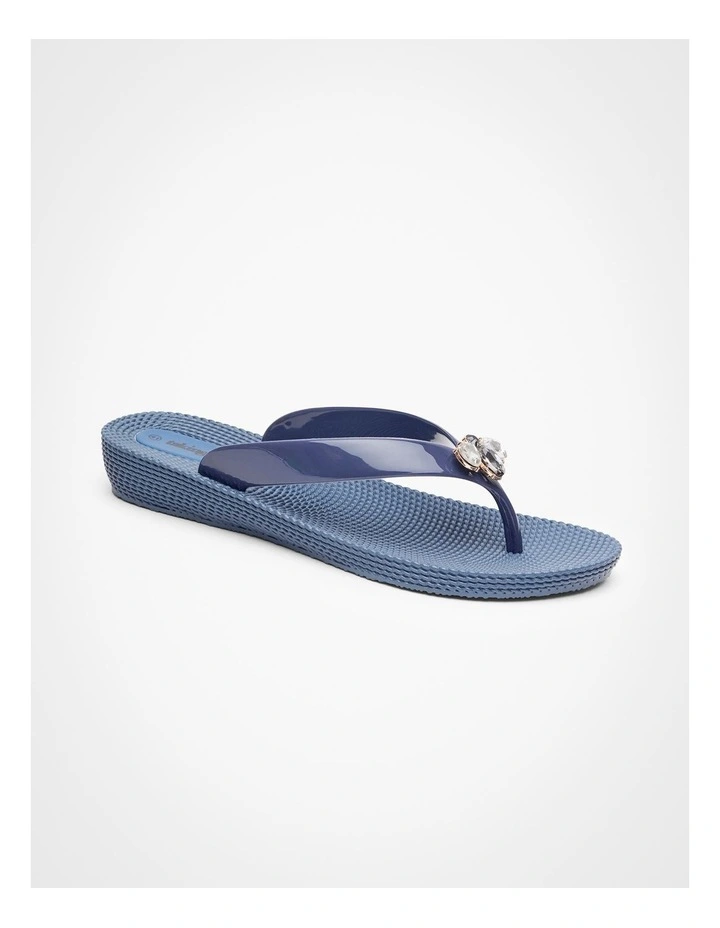 Bee Jelly Flip Flop in Navy image 2