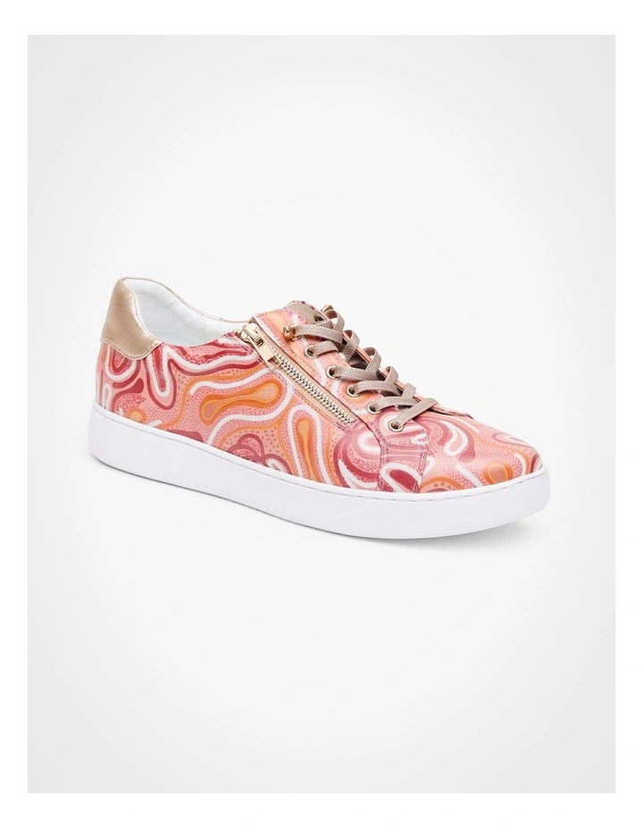 Elverina Garbara Zip Sneaker in Multi image 2