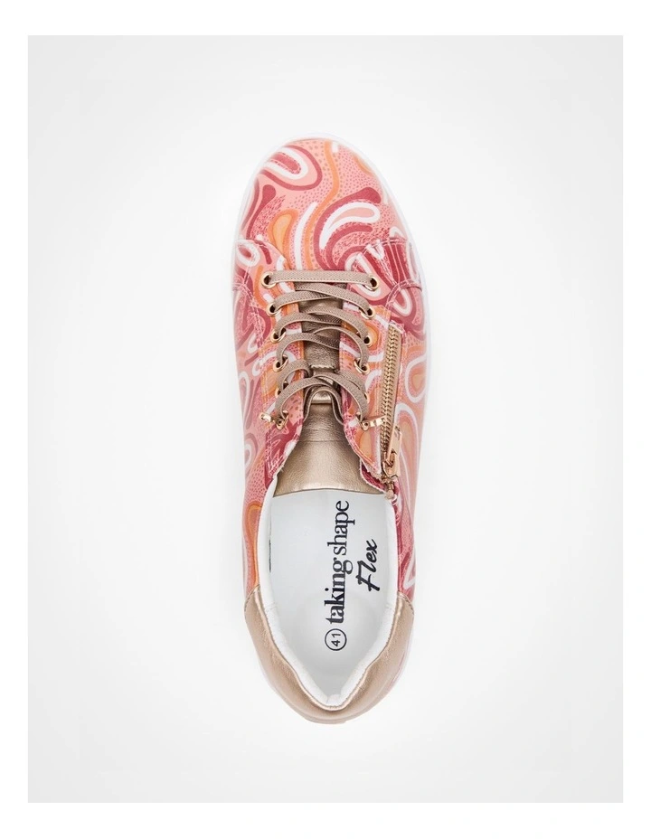 Elverina Garbara Zip Sneaker in Multi image 3