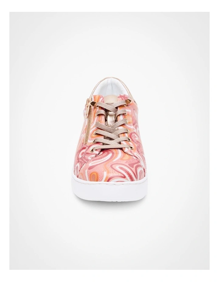 Elverina Garbara Zip Sneaker in Multi image 4