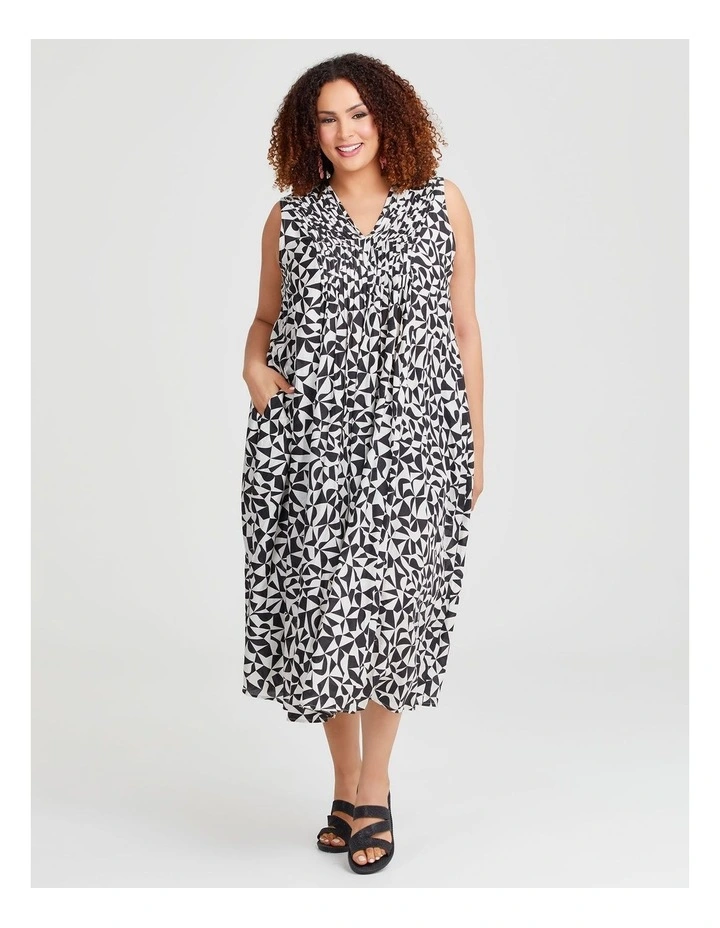 Fiesta Sleeveless Dress in Multi image 1