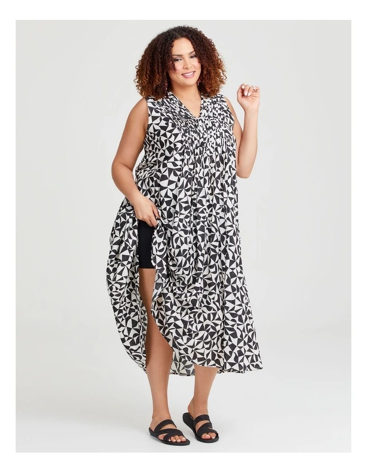 Fiesta Sleeveless Dress in Multi image 4