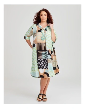 Revival Postcards Natural Dress in Print