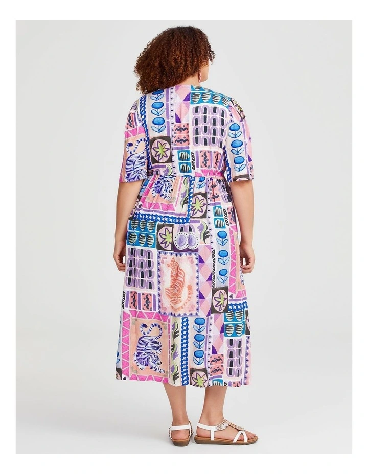 Natural Fun In The Sun Maxi Dress in Print image 2