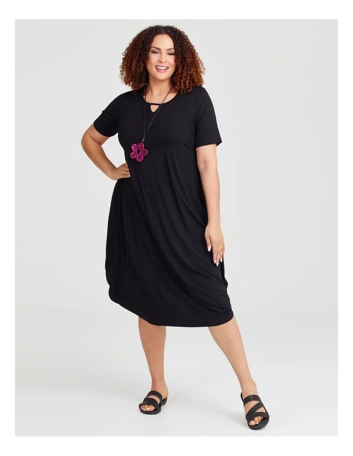 Bamboo Boston Dress in Black image 1