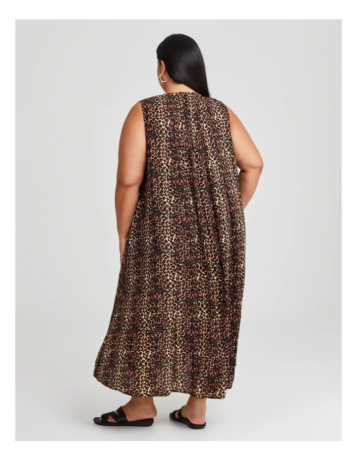 Fiesta Sleeveless Midi Dress in Multi image 2