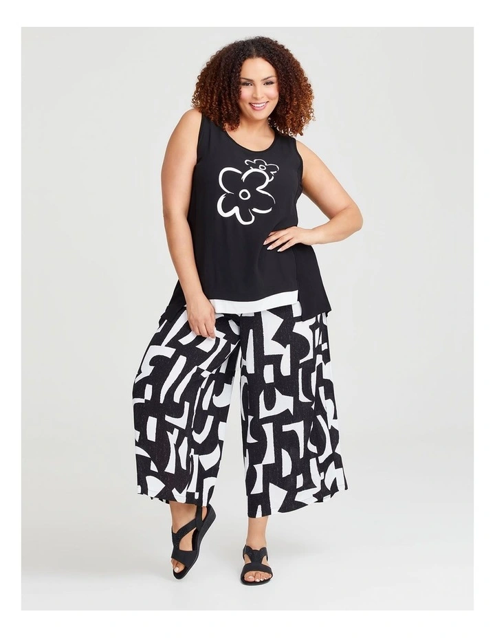 Natural Monochrome Pant in Print image 3