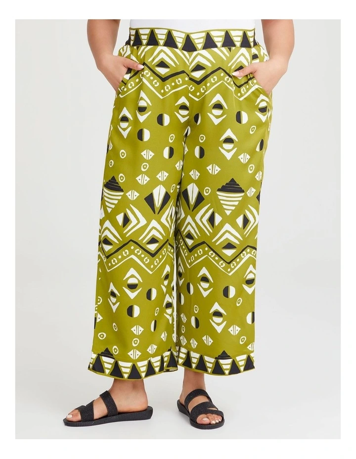 Natural Aztec Pant in Print image 1