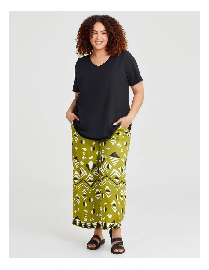 Natural Aztec Pant in Print image 3