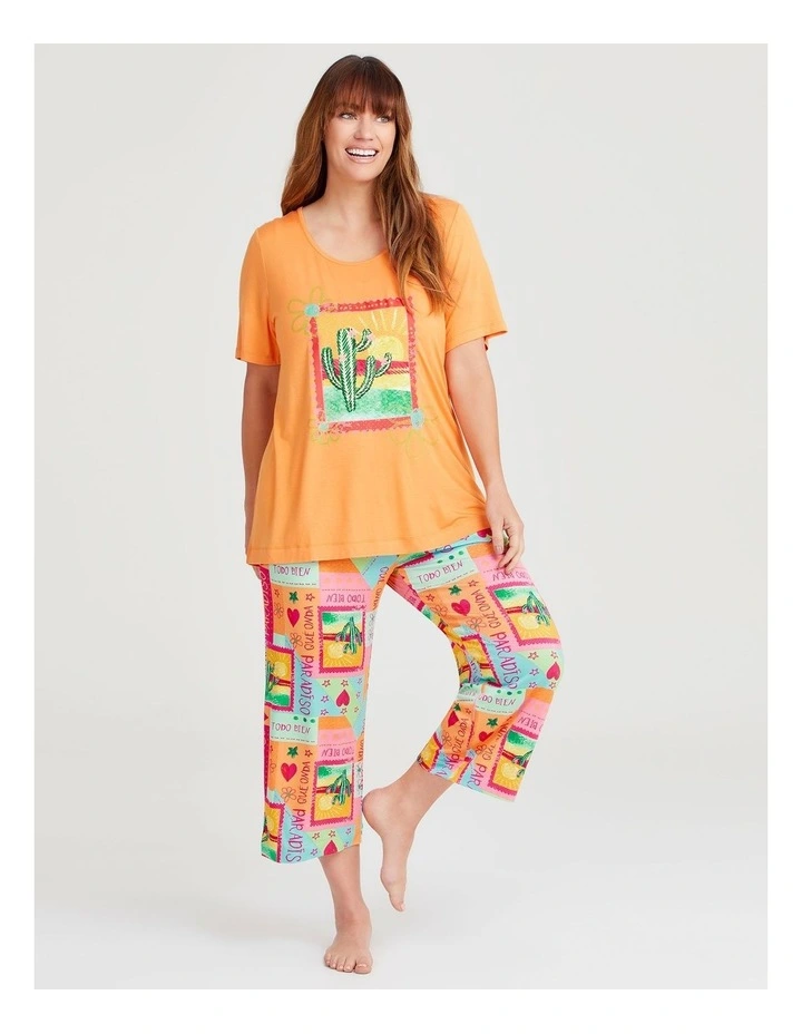 Bamboo Road Trip Pyjama Pant in Print image 3