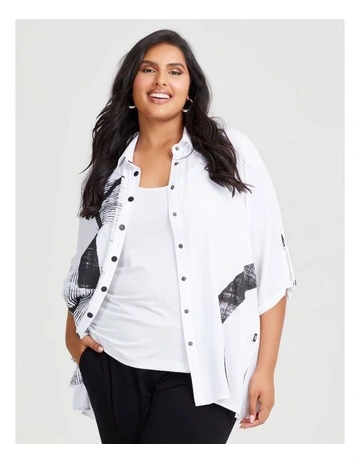 Bamboo White Haven Shirt in White