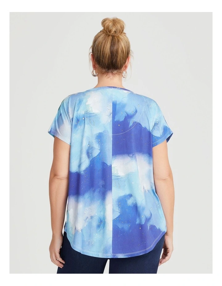 Cotton Majorca T-shirt in Print image 2