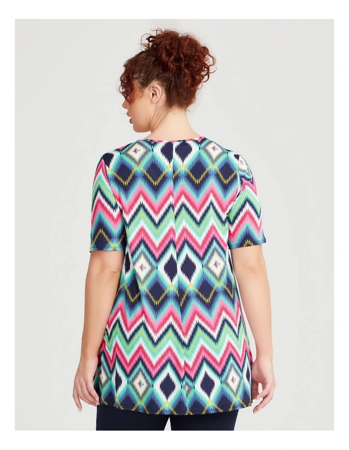 Sandy Print Tunic in Multi Brights image 2